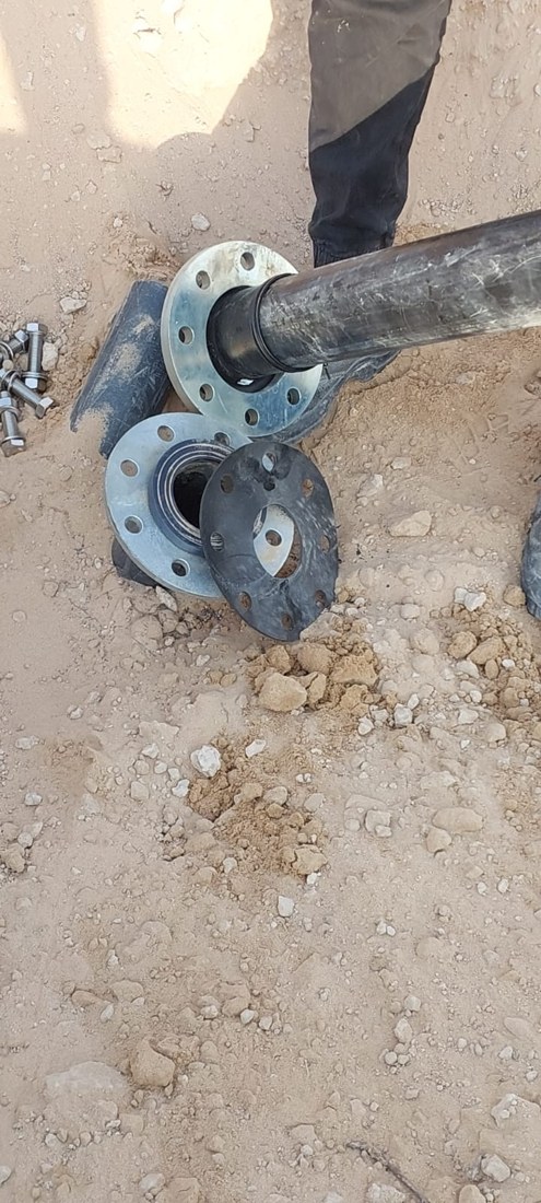Al Lisaili irrigation & road crossings – PPW piping work